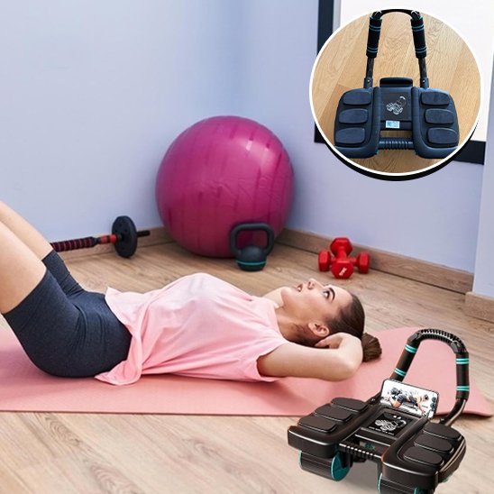 Femme faisant des abdominaux