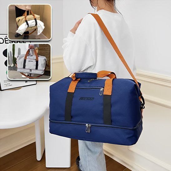 Sac de sport bleu