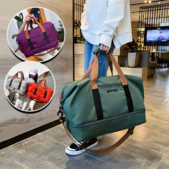 Sac de sport vert