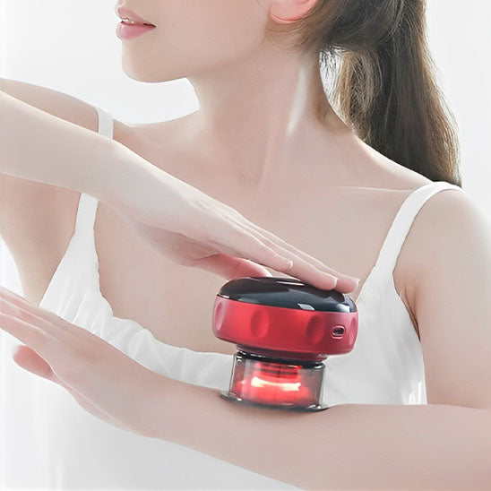 Ventouse de massage de couleur rouge