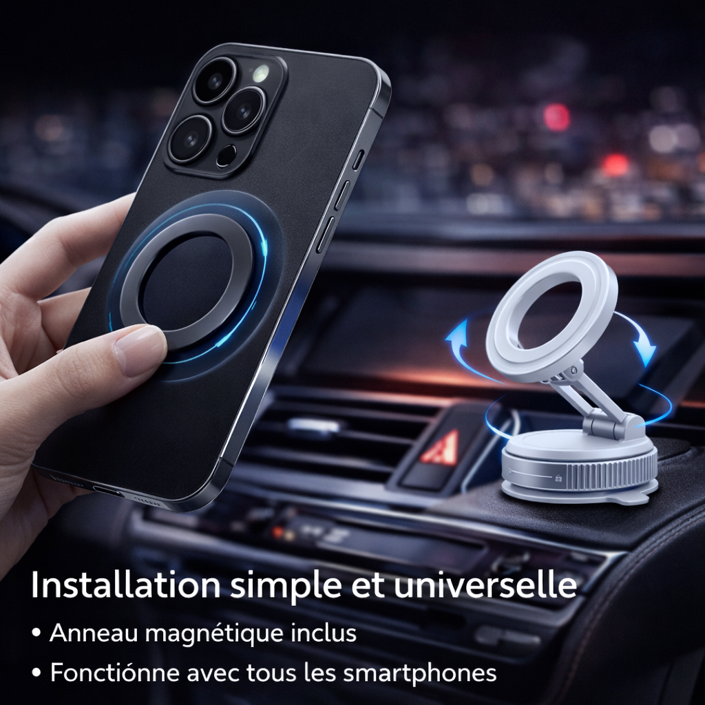 Support téléphone magnétique 360° | MagGrip™