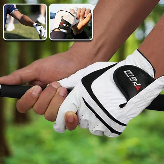 Golfeur tenant son grip 
