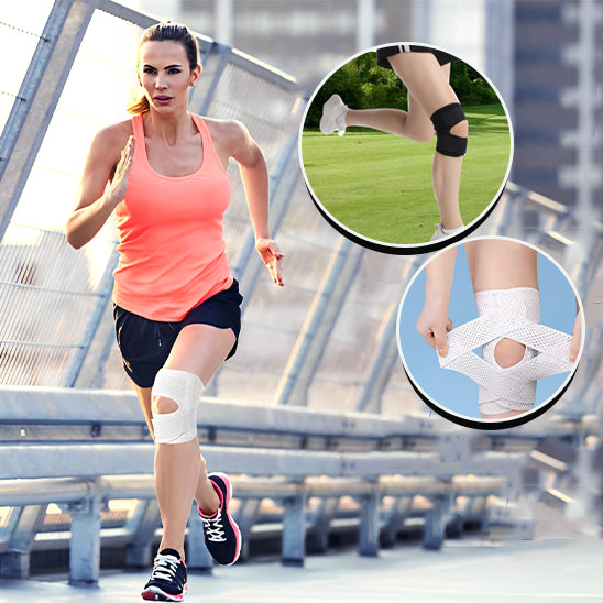 Genouillère de sport pour course à pieds 