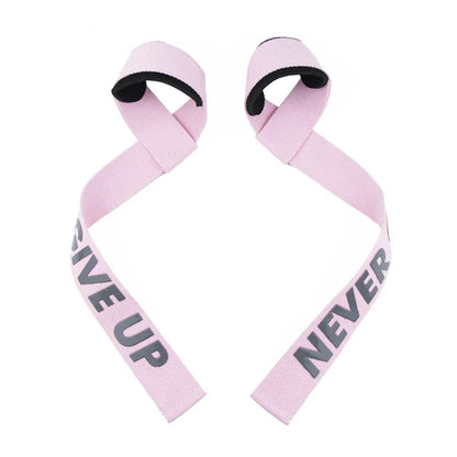 Sangles de levage roses accessoire fitness femme