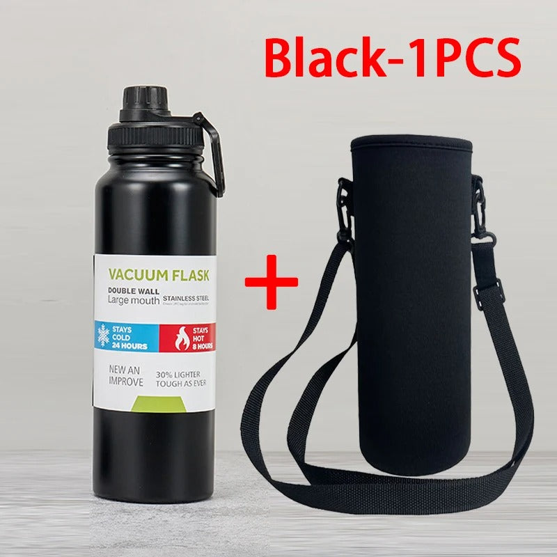 Gourde isotherme noire