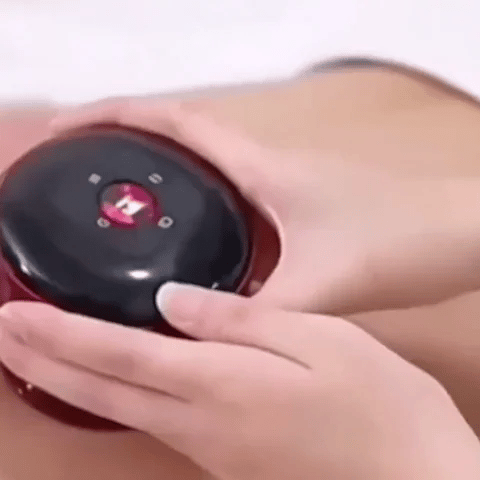 Ventouse de massage en action